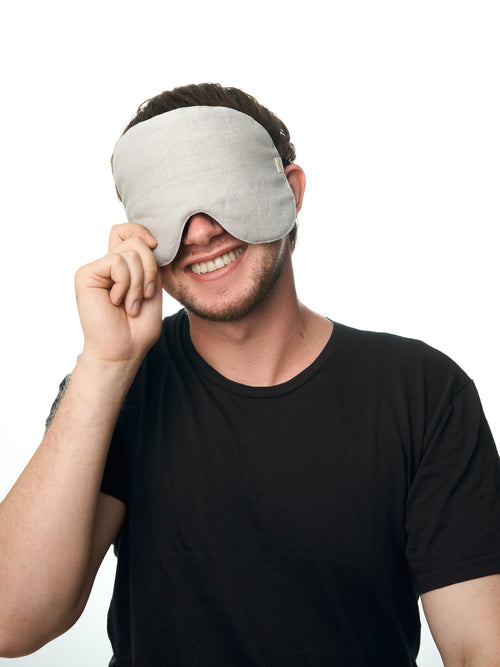 2-Pack Sleep Mask Blu+Gray
