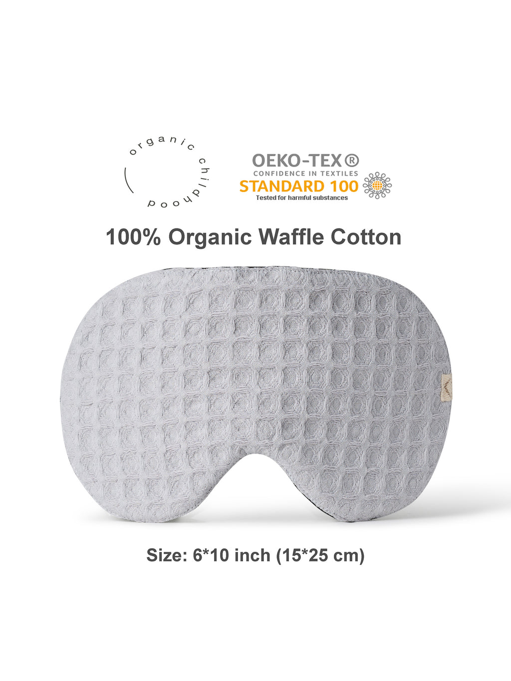 Slate Waffle Sleep Mask